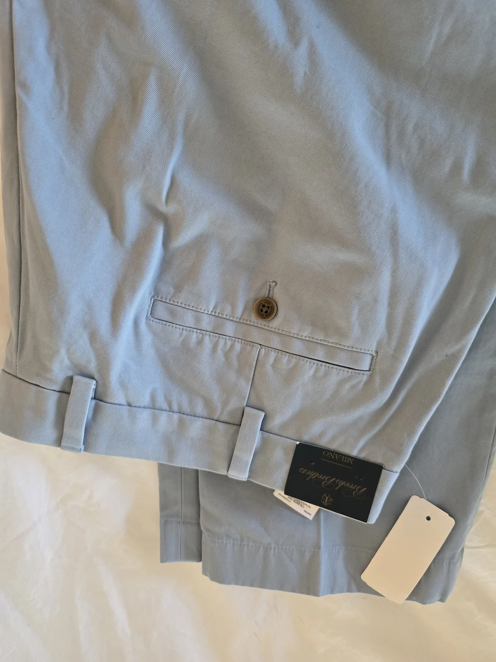 Brooks Brothers Milano Light Blue Button-Up Shirt